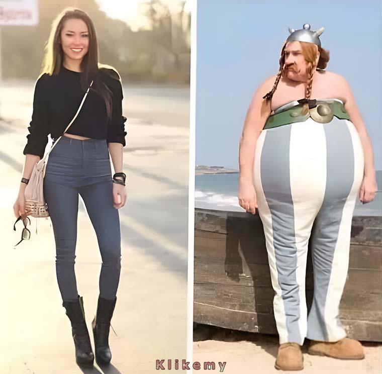 Inne kobiety w spodniach z wysokim stanem