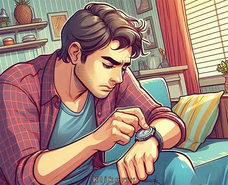 Czekając na znajomych, aż w końcu sobie pójdą